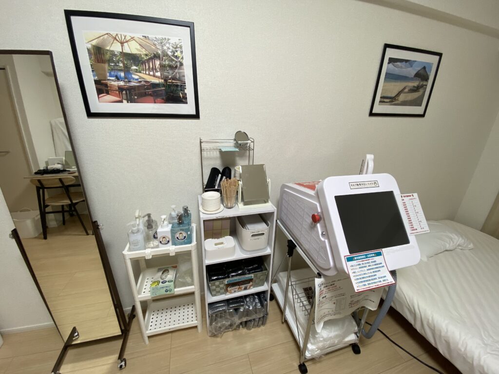 脱毛に必要な備品はそろってます♪