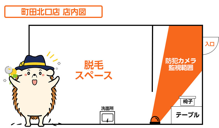 店内図です。