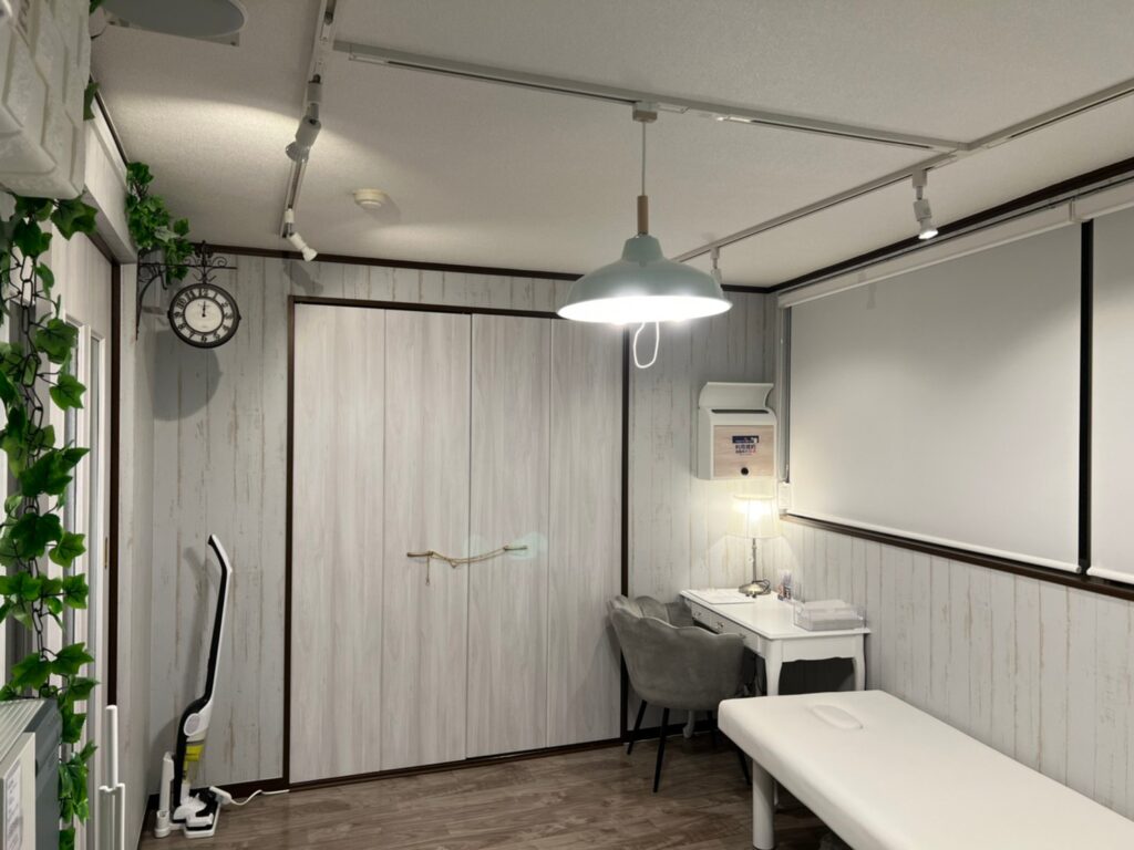 やさしい北欧風の雰囲気で統一されています♪