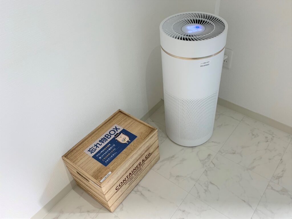 店内は、24時間・空気清浄機が作動中で快適な空間を保っています。