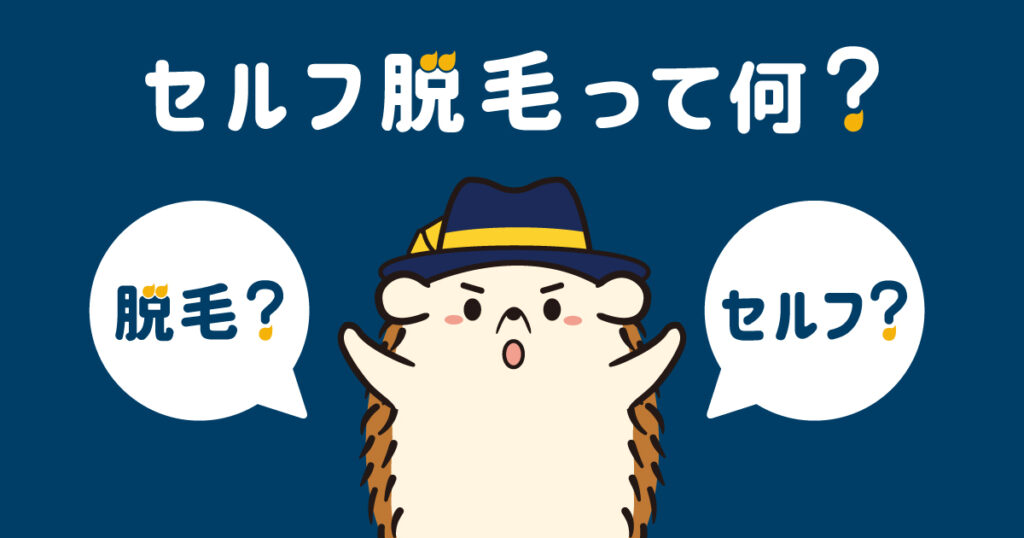 セルフの脱毛って何?