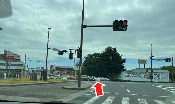 県道20号　内郷御台境交差点をいわき駅方面へ	（いわき中央署そば）