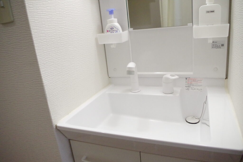 手洗い場もございます。