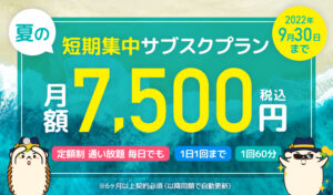 ハイジ名古屋金山店の夏の短期集中サブスクプラン