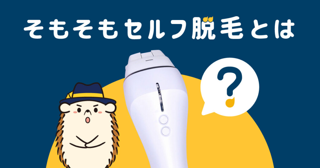 そもそもセルフでの脱毛とは?