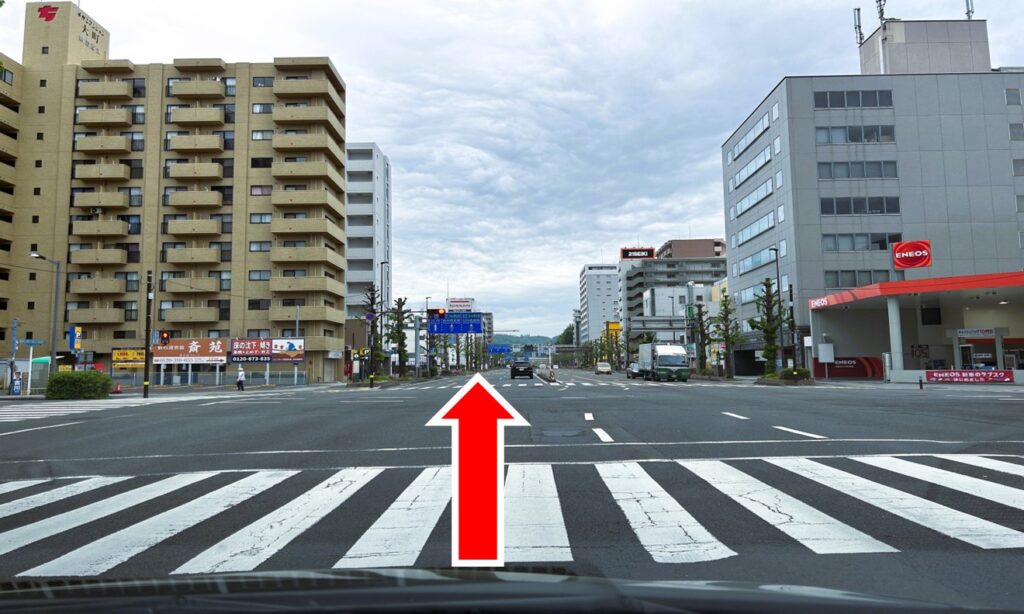 仙台西道路トンネルを愛子方面に向かいます。ここからサロン到着まで10分です